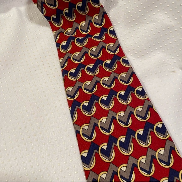 Robert Talbots Mens Tie Red - Picture 3 of 6